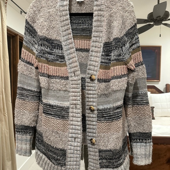CAbi Sweaters - CAbi boyfriend Striped Cardigan